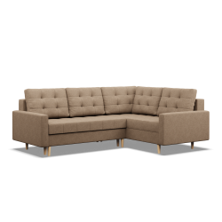 ELMA LO Corner Sofa, Filling - Foam, Side - RIGHT, Color - CAPPUCCINO