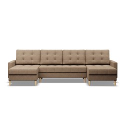 ELMA ULL Corner Sofa, Filling - Foam, Color - CAPPUCCINO