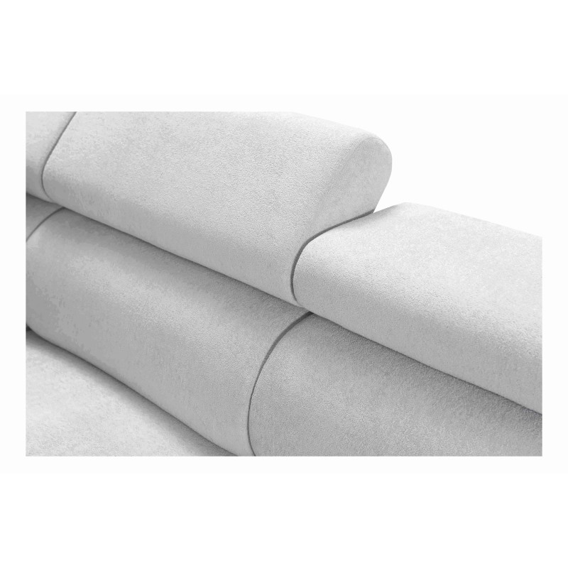 Prestige XII Mini Corner Sofa with Sleeping Function and USB Port, Soft-to-Touch Fabric, Freya 210.02 + Tauro 8202 | Your Comfor