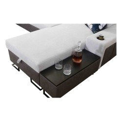 Esquina Prestige XII Mini con función para dormir y puerto USB, tela Suave al tacto, Freya 210.23 + Tauro 8207 | Tu Lugar de Con