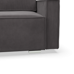 Sofa NOTO, Farbe - DUNKELGRAU - Poso 022