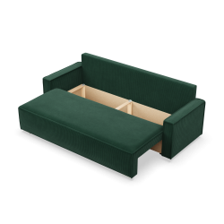 NOTO Sofa, Farbe - FLASCHENGRÜN - Poso 014