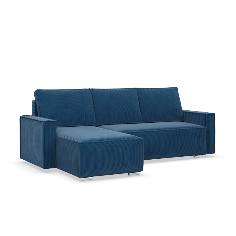 Ecksofa NOTO, Farbe - DUNKELBLAU - Poso 005