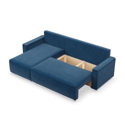 NOTO Corner Sofa, Color - NAVY BLUE - Poso 005