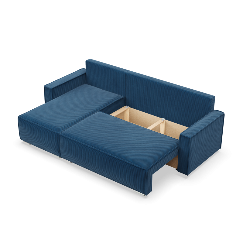 Ecksofa NOTO, Farbe - DUNKELBLAU - Poso 005