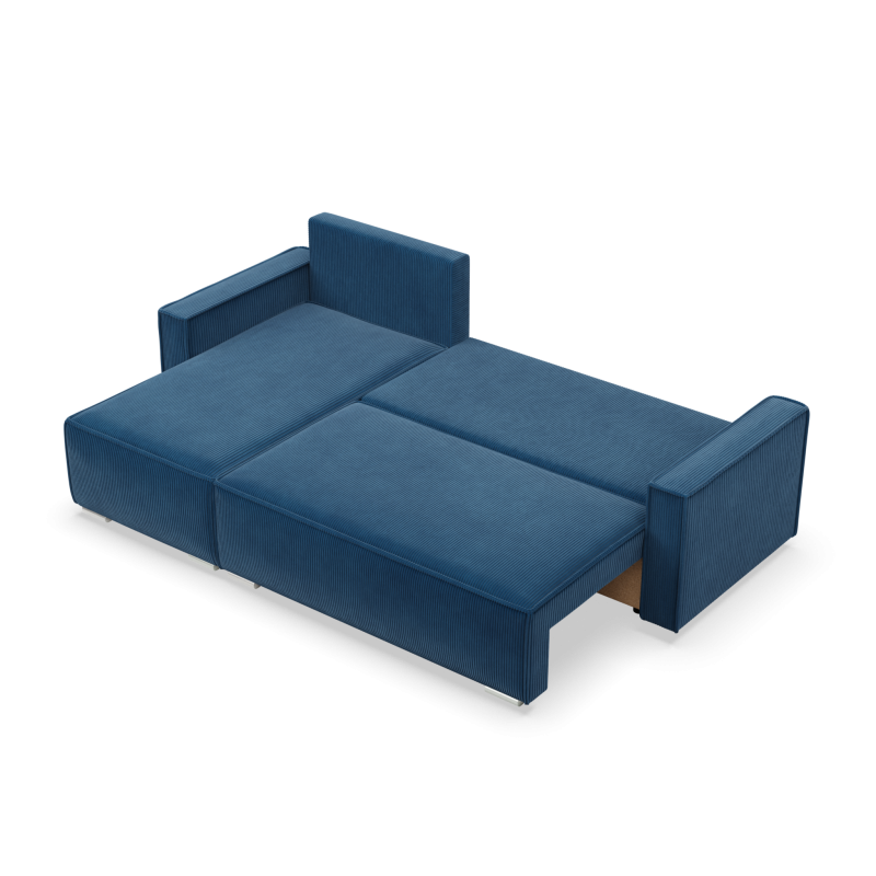 Ecksofa NOTO, Farbe - DUNKELBLAU - Poso 005