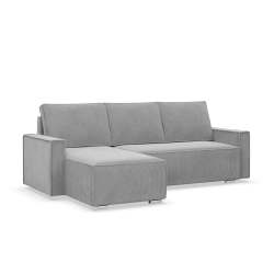 Ecksofa NOTO, Farbe - HELLGRAU - Poso 055