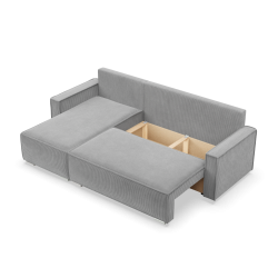 NOTO Corner Sofa, Color - LIGHT GRAY - Poso 055