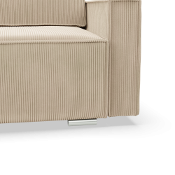 Ecksofa NOTO, Farbe - BEIGE - Poso 100
