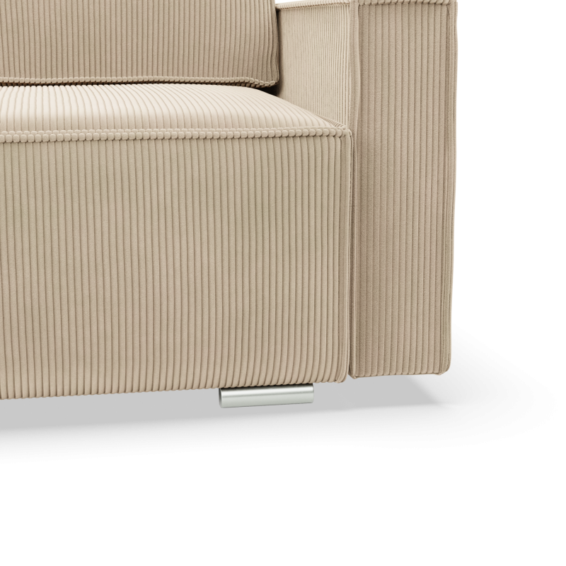 Ecksofa NOTO, Farbe - BEIGE - Poso 100