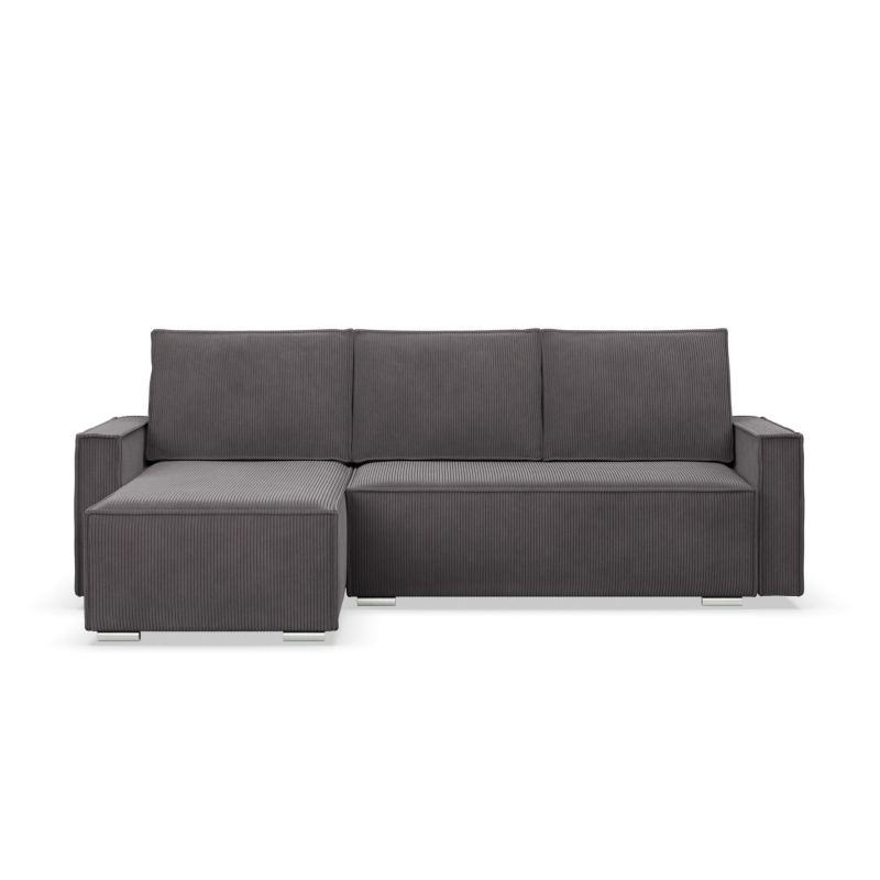 Ecksofa NOTO, Farbe - DUNKELGRAU - Poso 022