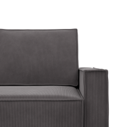 Corner Sofa NOTO, Color - DARK GRAY - Poso 022