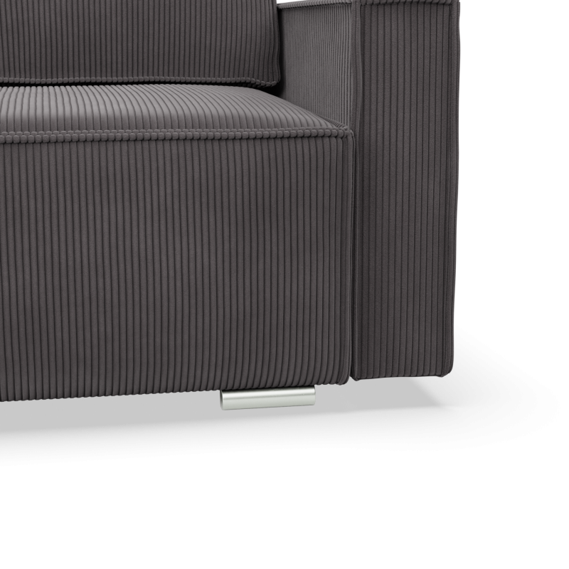 Corner Sofa NOTO, Color - DARK GRAY - Poso 022