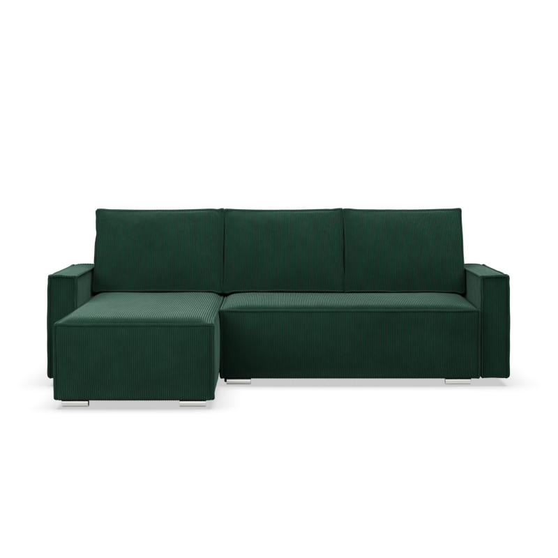 NOTO Corner Sofa, Color - BOTTLE GREEN - Poso 014