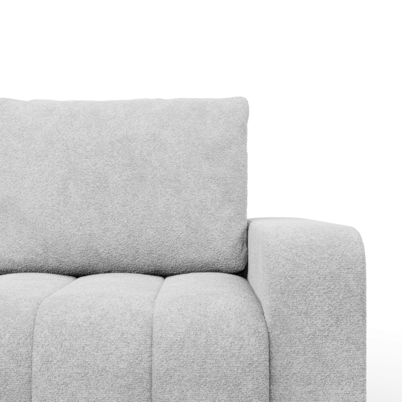 Sofa ABRIELLE, Farbe - HELLGRAU