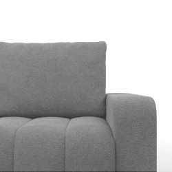 Ecksofa ABRIELLE, Farbe - GRAU