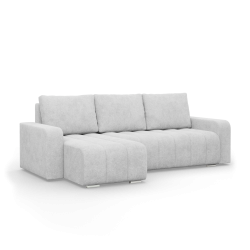 ABRIELLE Corner Sofa, Color - LIGHT GRAY