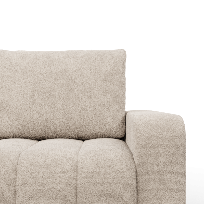 Ecksofa ABRIELLE, Farbe - BEIGE