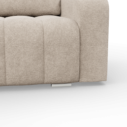 Ecksofa ABRIELLE, Farbe - BEIGE