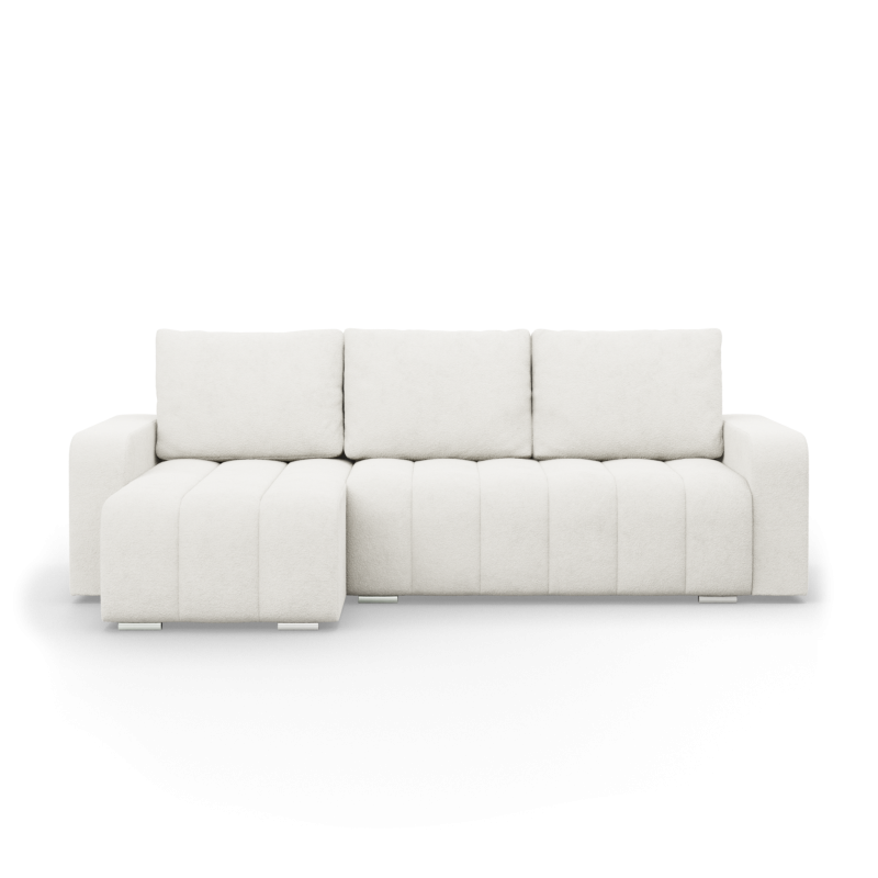 ABRIELLE Ecksofa, Farbe - CREME
