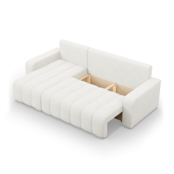 ABRIELLE Corner Sofa, Color - CREAM
