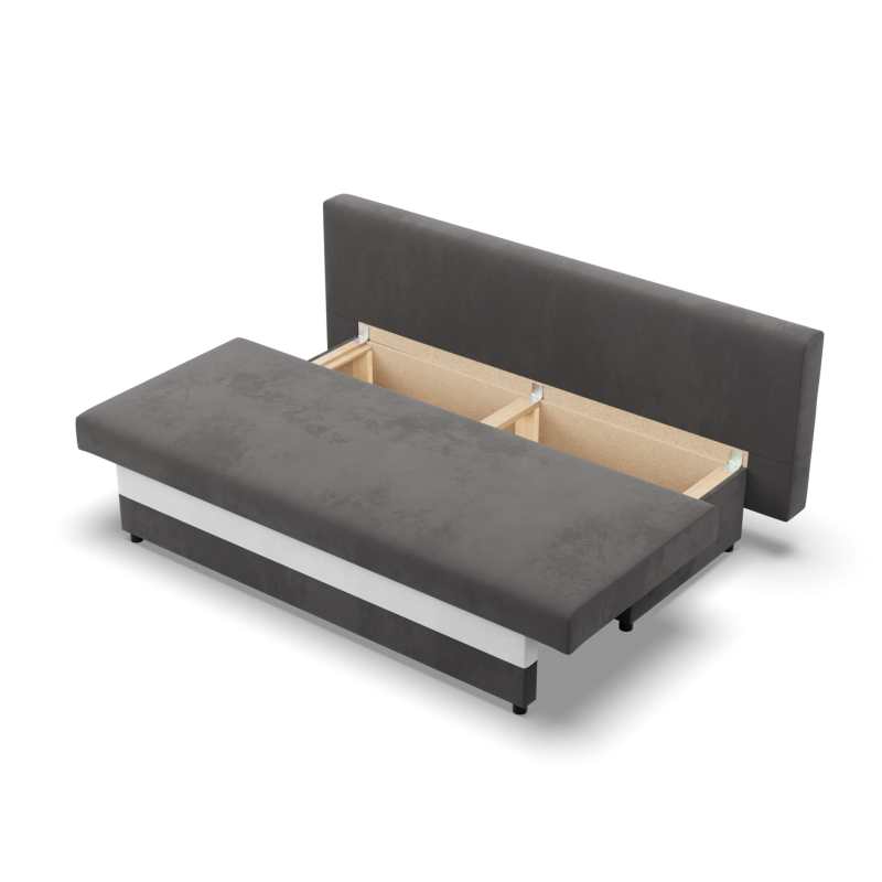 NOLA Sofa, Filling - Foam, Color - GRAY + WHITE