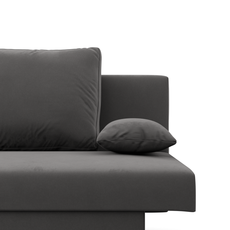 Sofa NOLA, Füllung - Schaumstoff, Farbe - GRAU