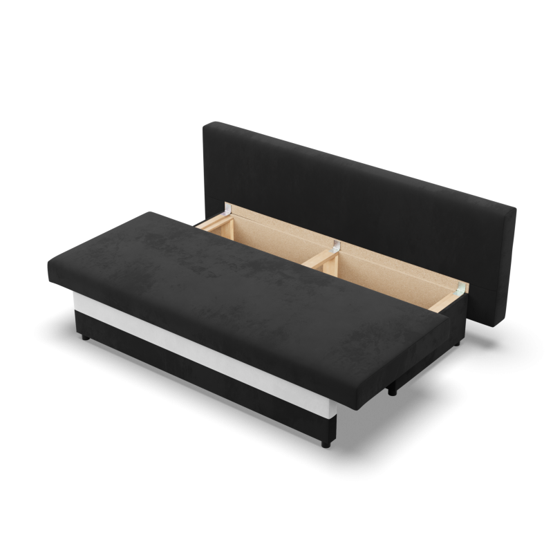 NOLA Sofa, Filling - Foam, Color - BLACK + WHITE