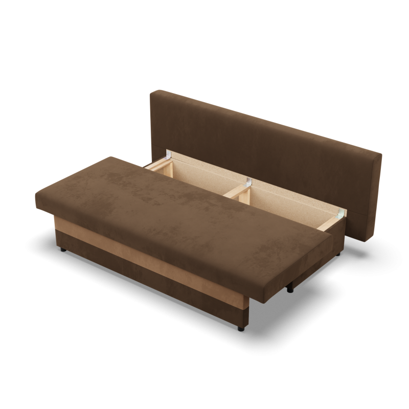 NOLA Sofa, Filling - Foam, Color - BROWN + CAPPUCCINO