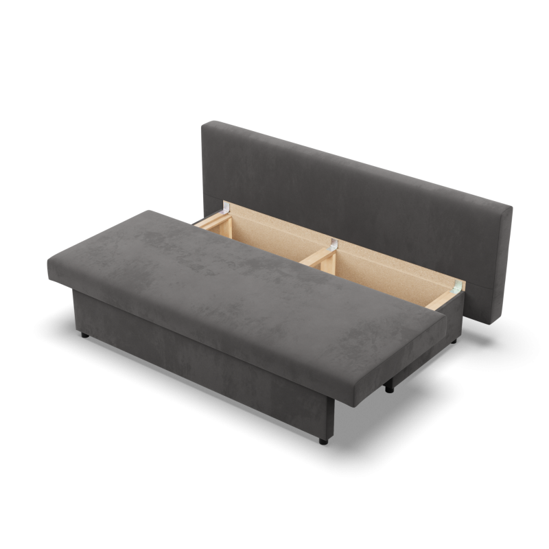 NOLA Sofa, Filling - Spring, Color - GRAY