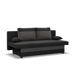 NOLA Sofa, Filling - Spring, Color - BLACK + GRAY