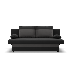 NOLA Sofa, Filling - Spring, Color - BLACK + GRAY
