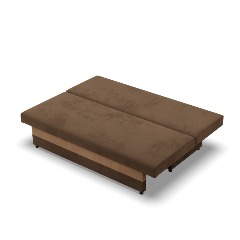 NOLA Sofa, Filling - Spring, Color - BROWN + CAPPUCCINO