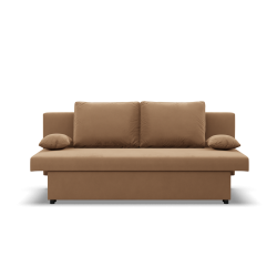 Sofa NOLA, Polsterung - Federkern, Farbe - CAPPUCCINO