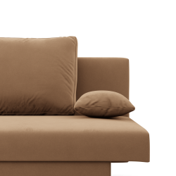 Sofa NOLA, Polsterung - Federkern, Farbe - CAPPUCCINO