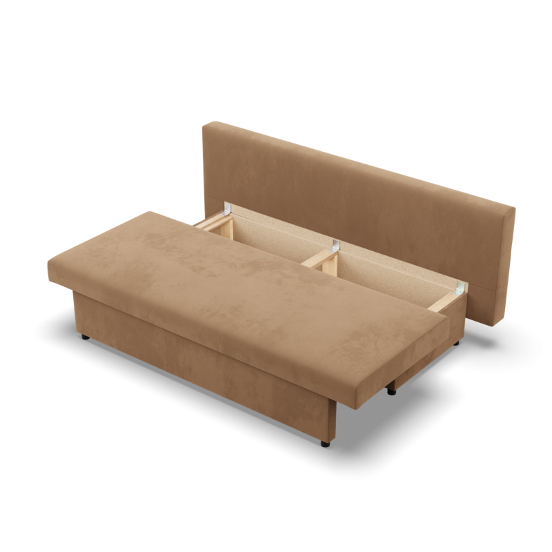 NOLA Sofa, Filling - Spring, Color - CAPPUCCINO