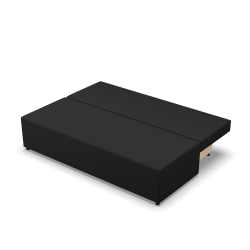 FERMO Lux Sofa, Color - BLACK