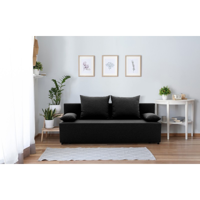 FERMO Lux Sofa, Color - BLACK
