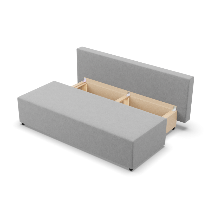 Sofa FERMO Lux, Farbe - GRAU