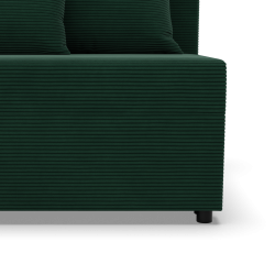 FERMO Poso Sofa, Color - BOTTLE GREEN