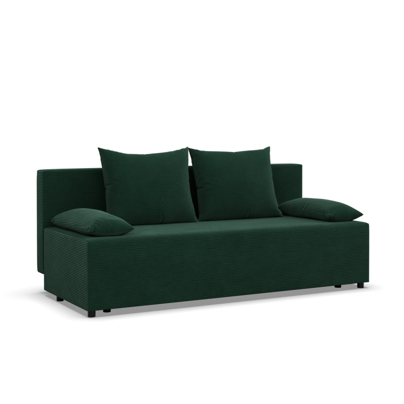 FERMO Poso Sofa, Color - BOTTLE GREEN