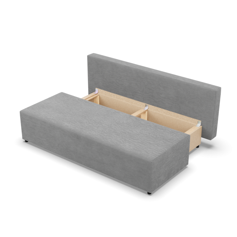 FERMO Poso Sofa, Color - LIGHT GRAY