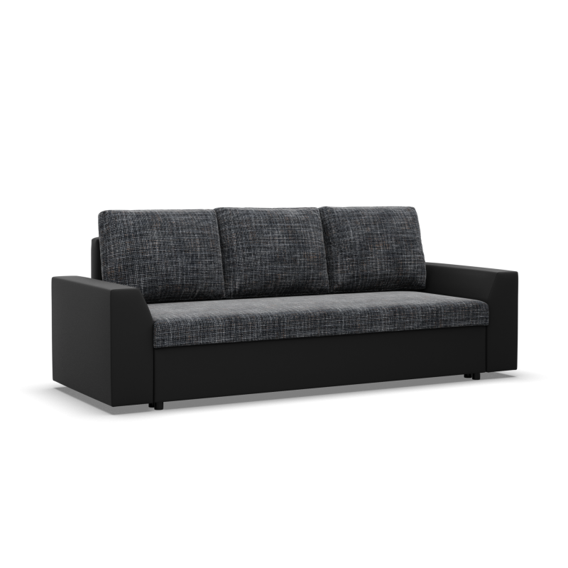 Kanapa LUGO , Kolor - POPIEL + CZARNY