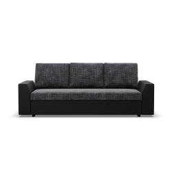 Sofa LUGO, Farbe - GRAU + SCHWARZ
