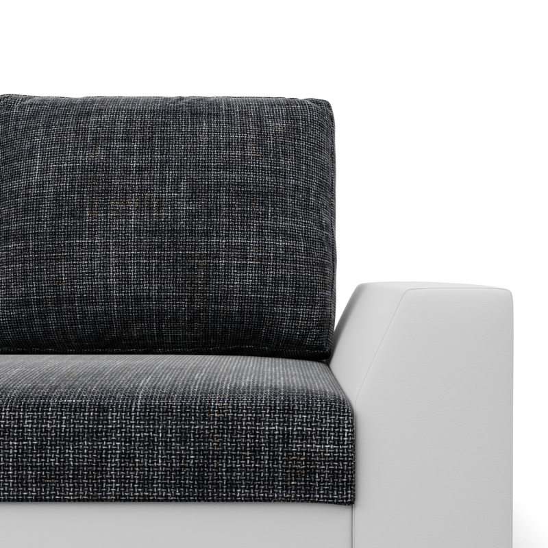Schlafsofa LUGO, Farbe - GRAU + WEISS