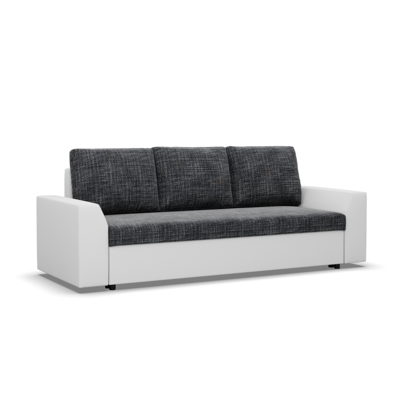 Schlafsofa LUGO, Farbe - GRAU + WEISS