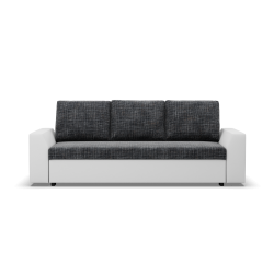 Schlafsofa LUGO, Farbe - GRAU + WEISS