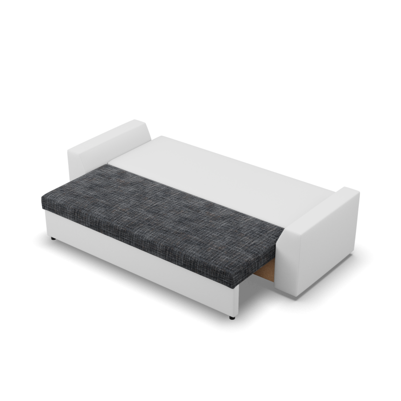 LUGO Sofa, Color - ASH + WHITE