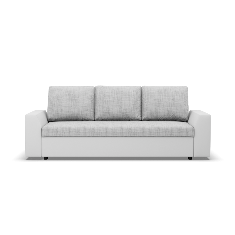 Sofa LUGO, Farbe - GRAU + WEISS