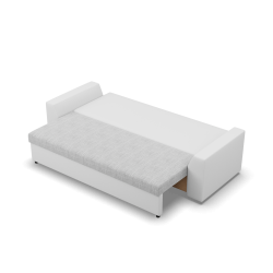 Sofa LUGO, Farbe - GRAU + WEISS